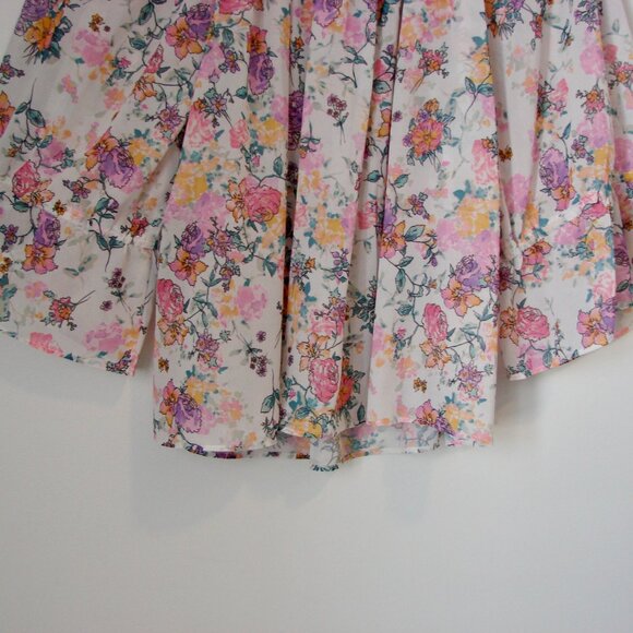 Tularosa Floral Off-Shoulder Mini Dress - White and Pink - Picture 14 of 14